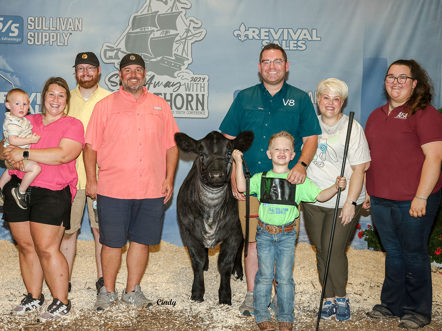 V8 Ranch and Cates Farm at 2024 Shorthorn Junior Nationals